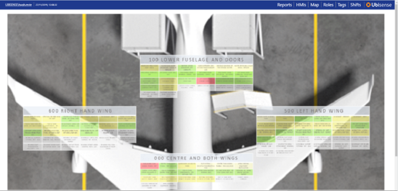 Aircraft Heavy Maintenance – Work Order Management – Ubisense