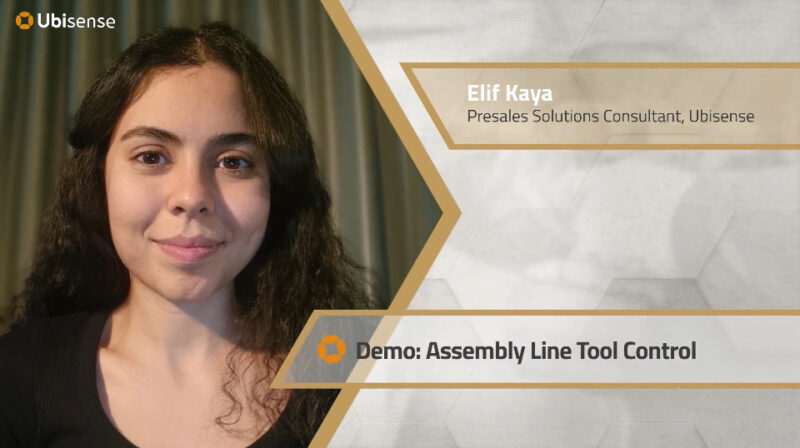 Assembly Line Tool Control Demo- Ubisense Virtual Conference 2023 ...